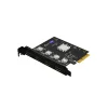 แคปเจอร์การ์ดแบบ PCIe GERA QUAD 4 HDMI PCIe Video Capture Card 1080P60