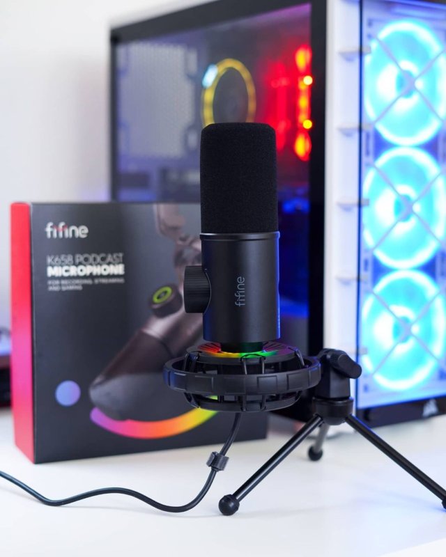 FIFINE K658 USB DYNAMIC CARDIOID MICROPHONE 10 Fifine K658