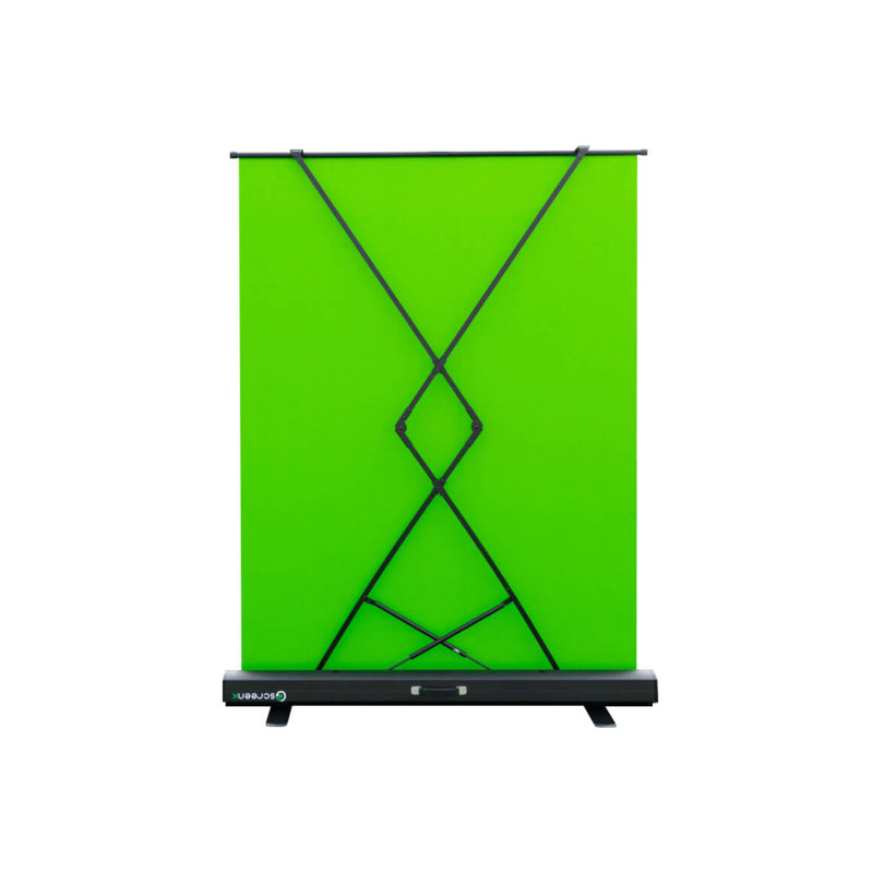 Gera ScreenX Backdrop Green Screen with Stand Collapsible