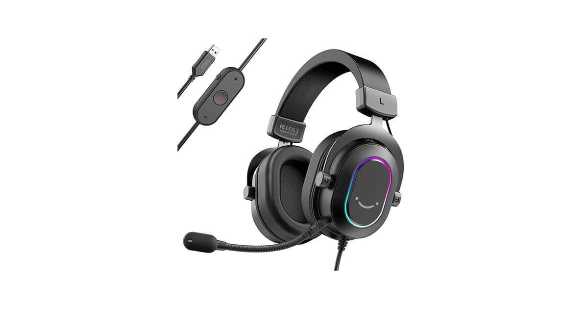 หูฟัง Headset USB FIFINE H6 GAMING HEADSET FOR PC WIRED HEADPHONES WITH ...