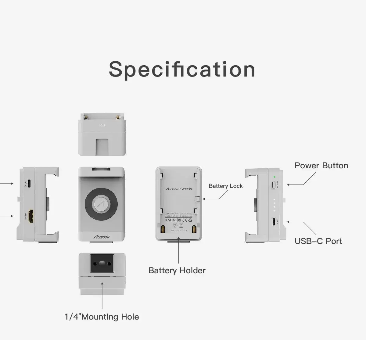 Accsoon SeeMo HDMI to ios video capture adapter