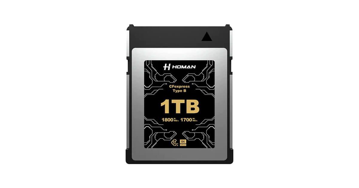 Homan CFexpress Card Type-B 1TB - Advanced Photo Systems Limited