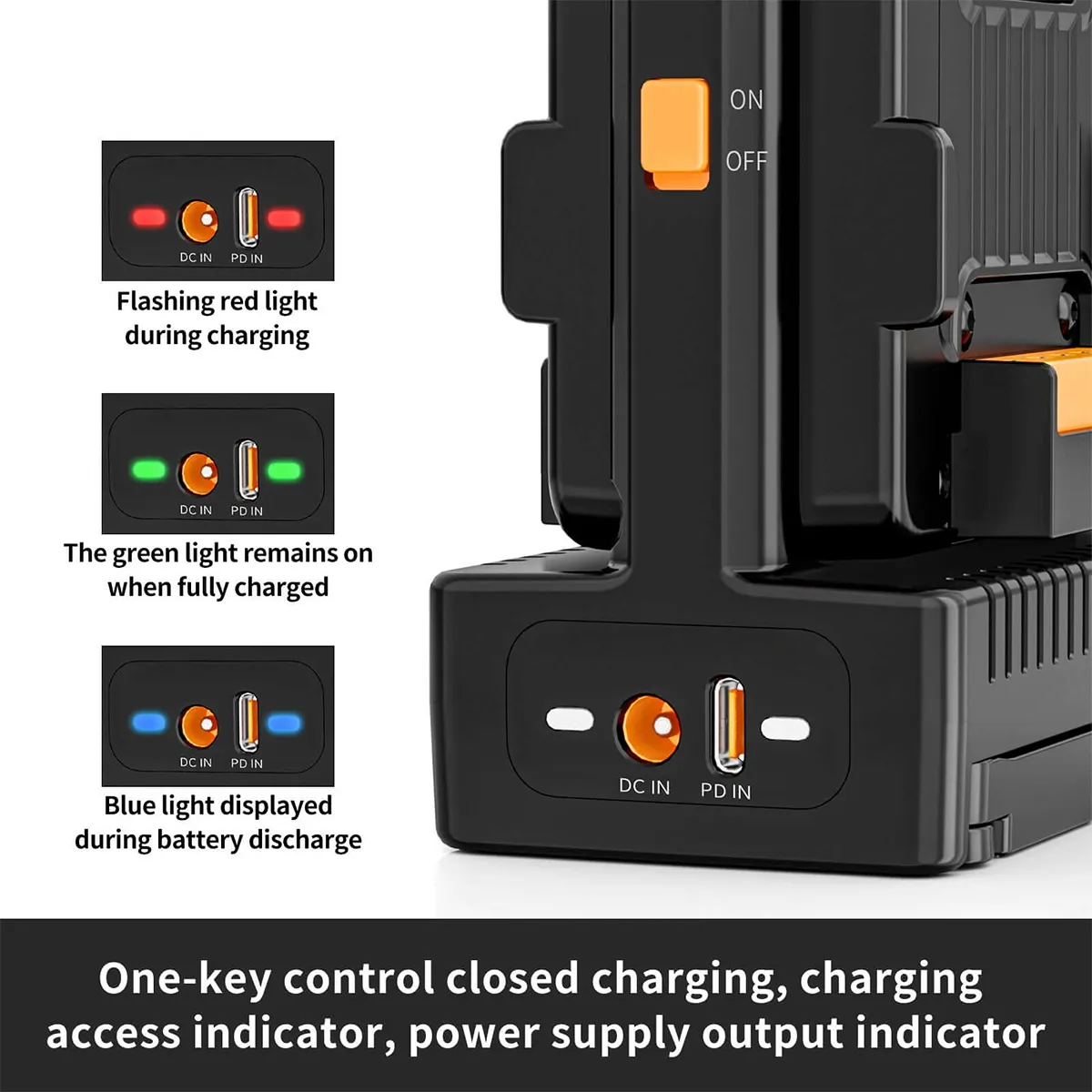 ZGCINE VM-C2 Dual Charger Kit for V-Mount Battery Charger - Image 7
