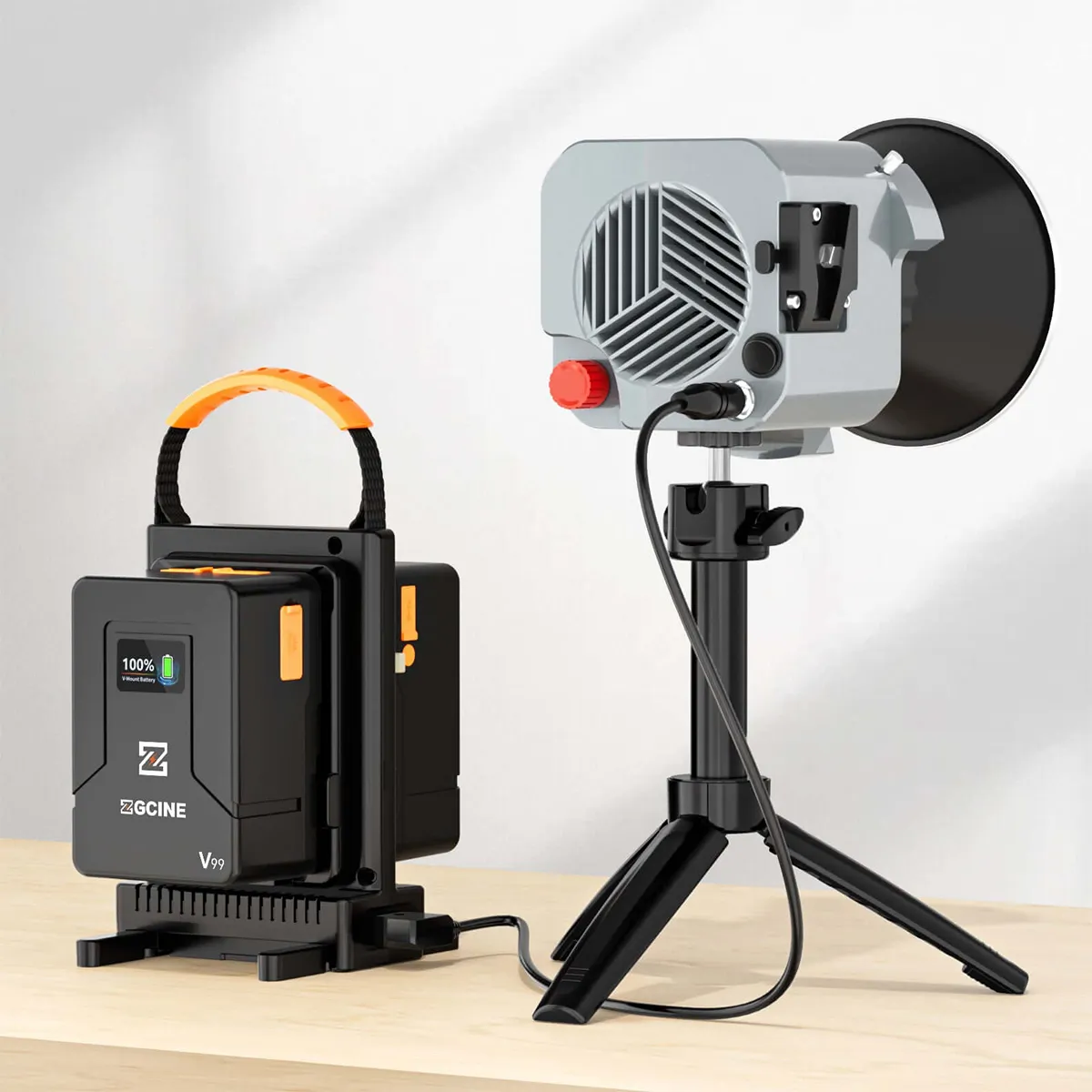 ZGCINE VM-C2 Dual Charger Kit for V-Mount Battery Charger - Image 4