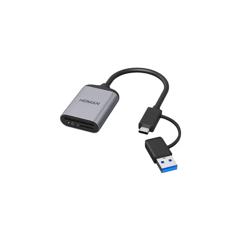 เครื่องอ่านเมมโมรี่การ์ด Homan UHS-II SD Reader