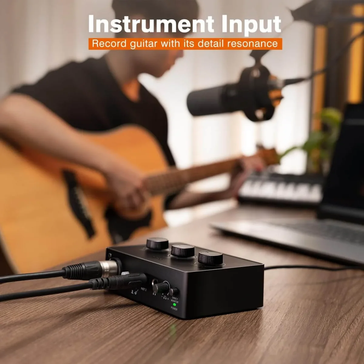 AUDIO INTERFACE ออดิโออินเตอร์เฟส E FIFINE AMPLITANK AMPLI1 AUDIO MIXER