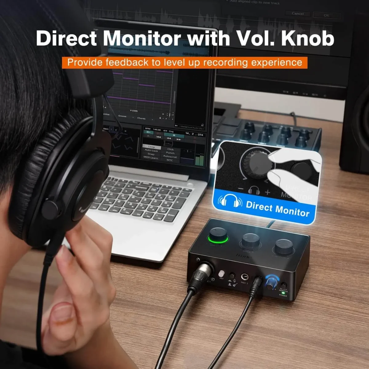 AUDIO INTERFACE ออดิโออินเตอร์เฟส E FIFINE AMPLITANK AMPLI1 AUDIO MIXER