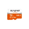 เมมโมรี่การ์ด SUNEAST ULTIMATE microSDHC/XC UHS-I Card ORANGE Series (64GB)