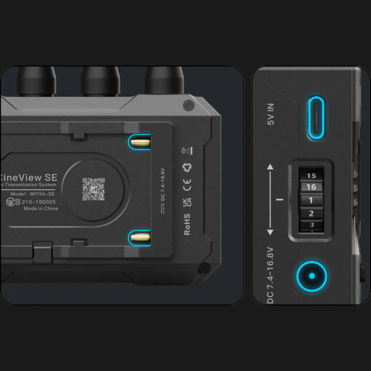 อุปกรณ์รับส่งสัญญาณวิดีโอไร้สาย Accsoon CineView SE RX - Advanced