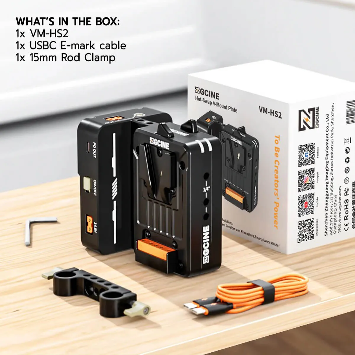 Micro V Mount Battery Plate VM-HS2 เพลทแบตเตอรี่ แบบ V Mount - Image 4
