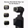 ฟิลเตอร์เลนส์ Movmax ND 8/16/32 Filter Set สำหรับ DJI Pocket 3