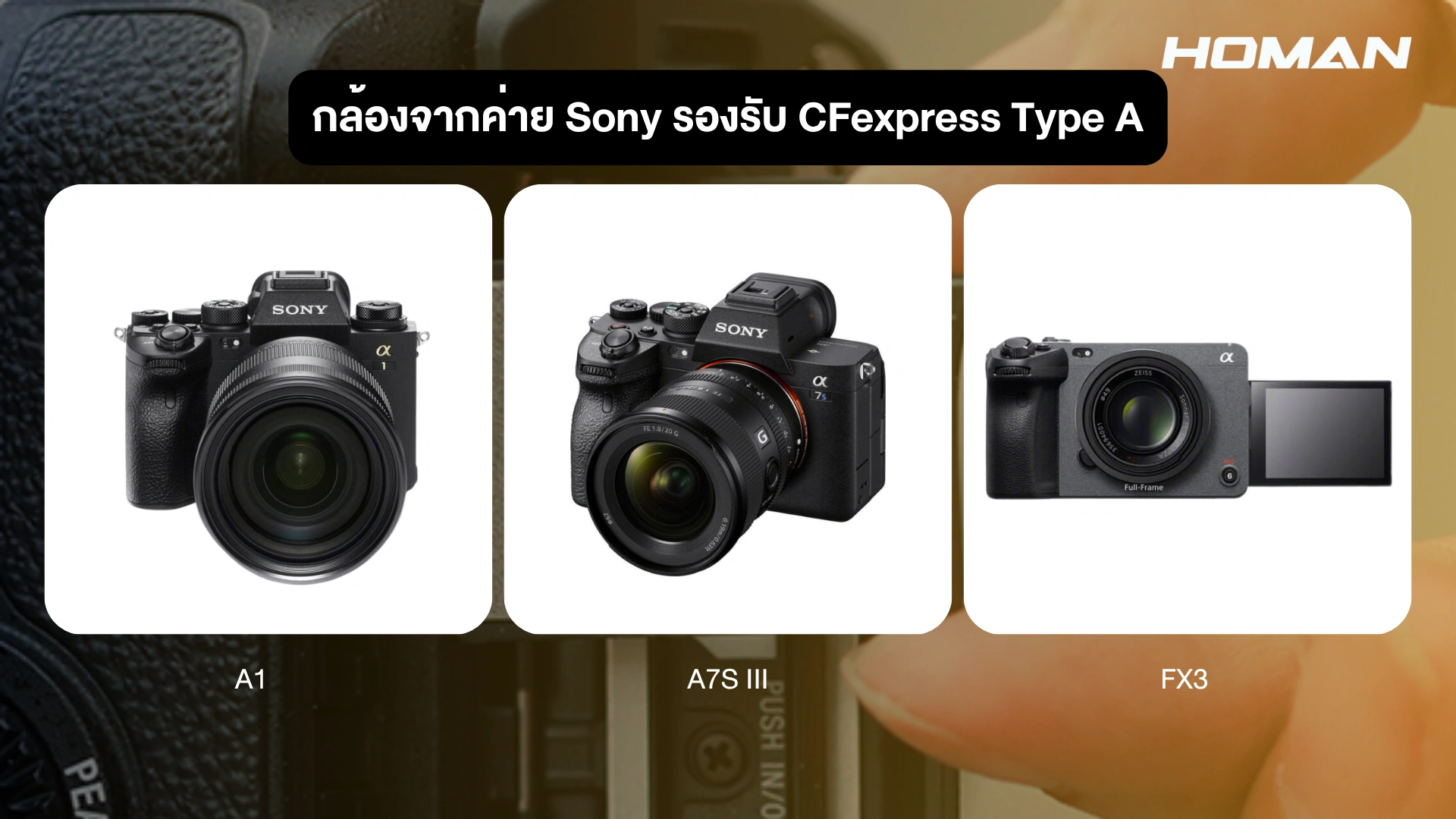 CFexpress Type A และ Type B แตกต่างกันอย่างไร