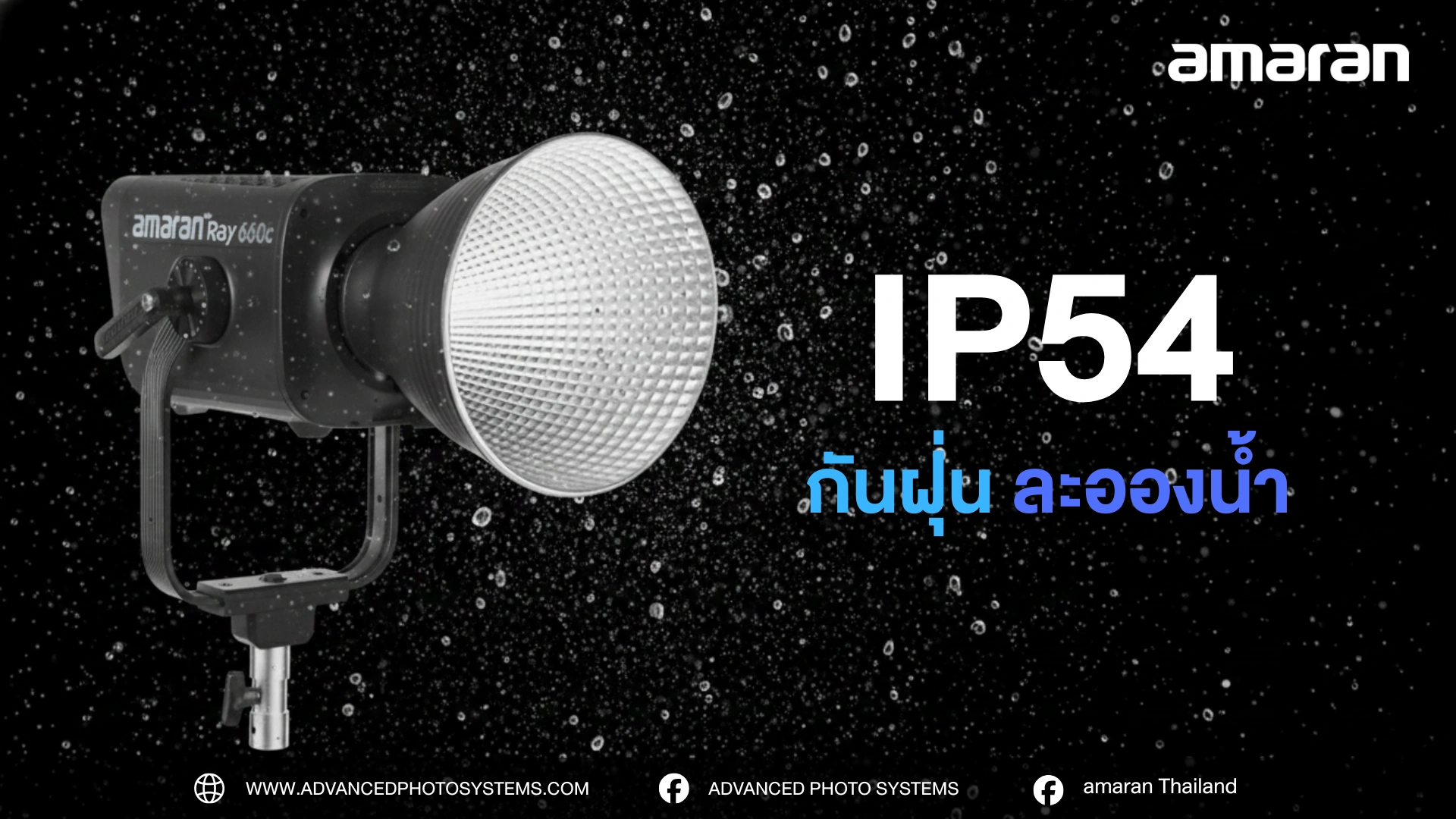 8 ฟีเจอร์เด่น ไฟสตูดิโอ amaran Ray 660c