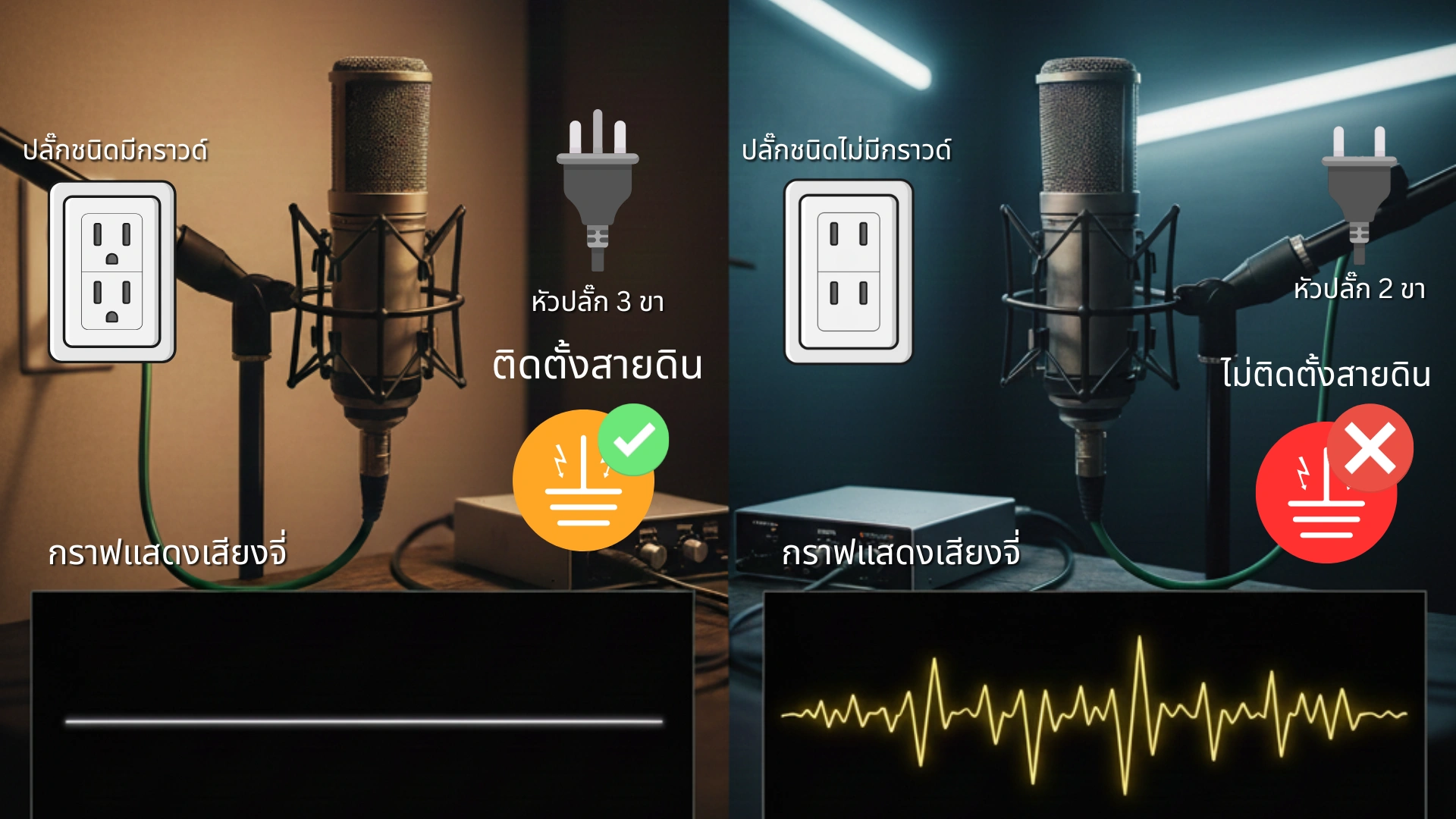 เสียงจี่ในไมโครโฟน