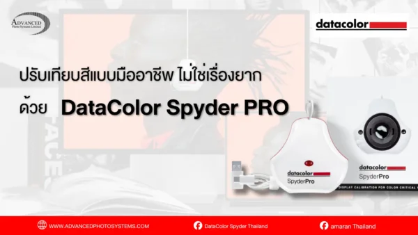 อุปกรณ์ปรับสีหน้าจอ แบบมืออาชีพขั้นสุด ด้วย DataColor SpyderPro