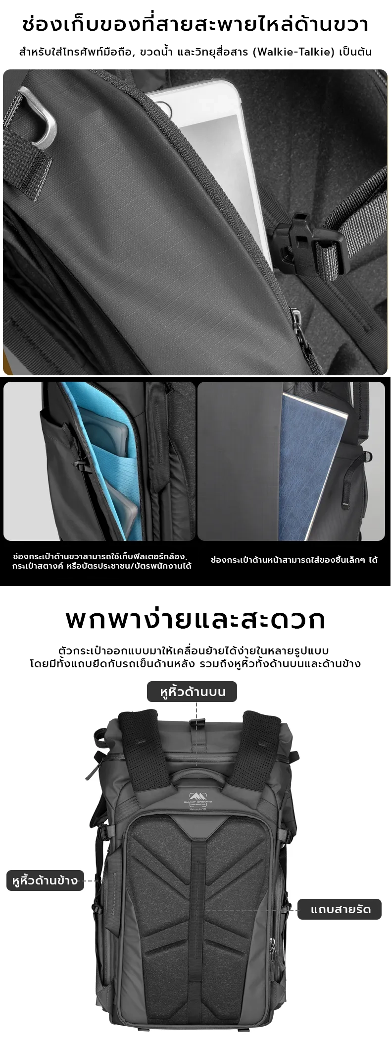 Summit Creative Metropolis Backpack Rolltop