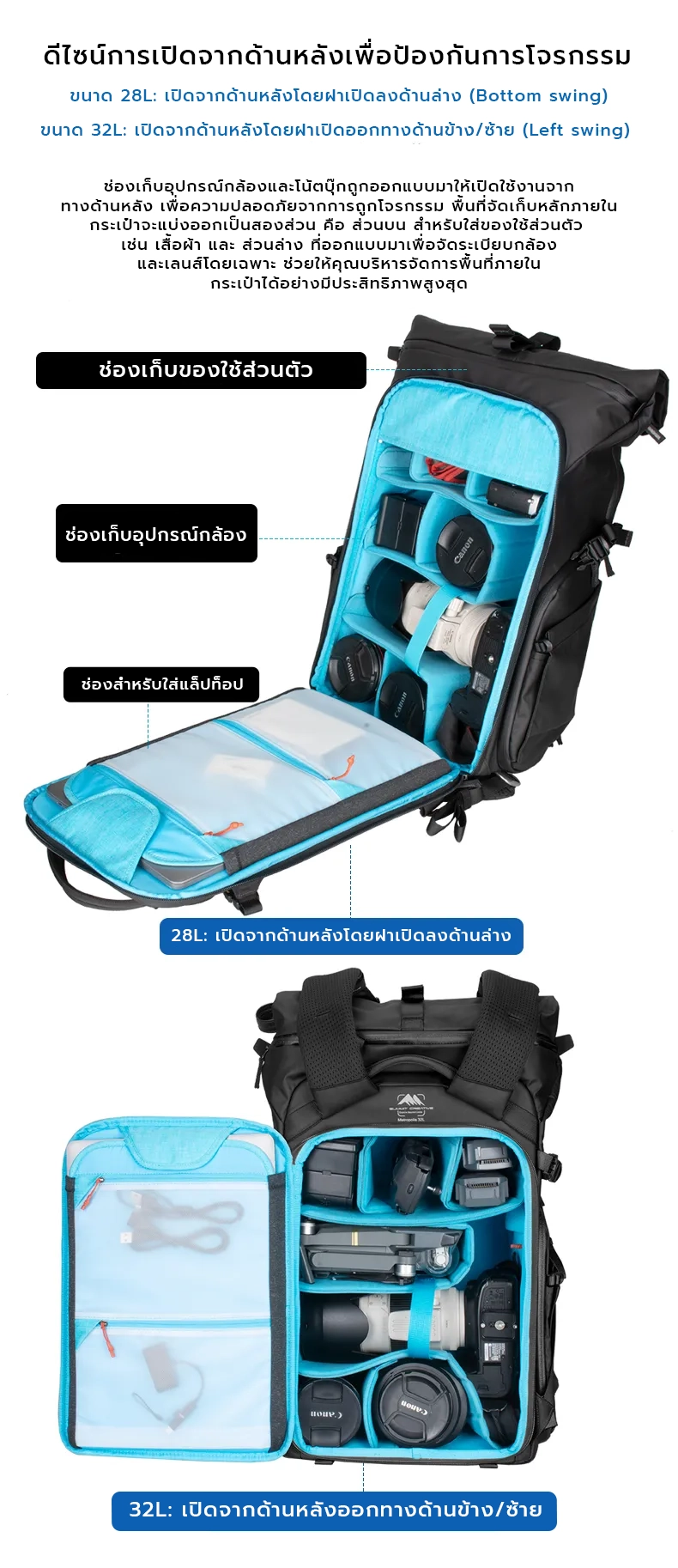 Summit Creative Metropolis Backpack Rolltop