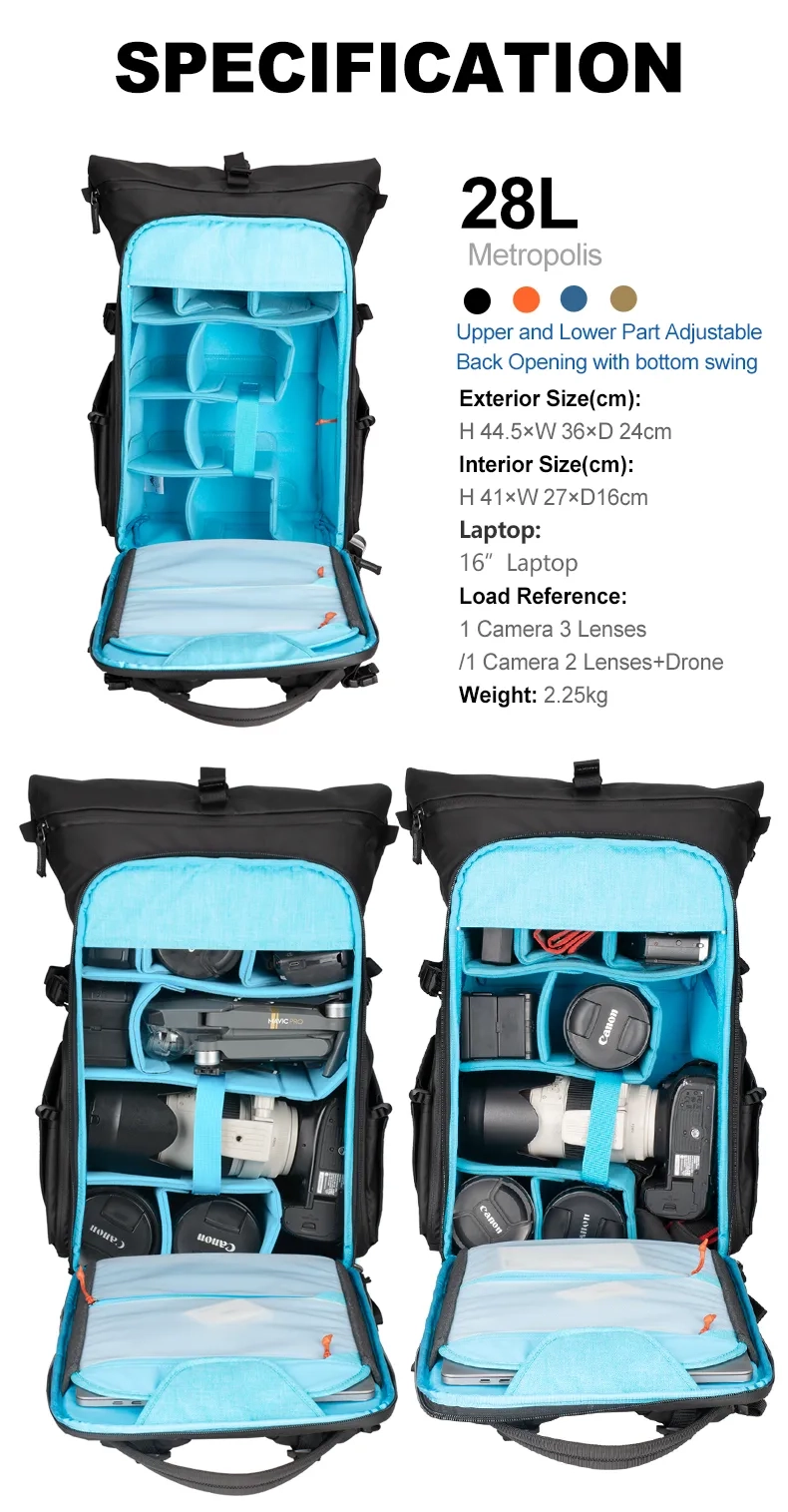 Summit Creative Metropolis Backpack Rolltop