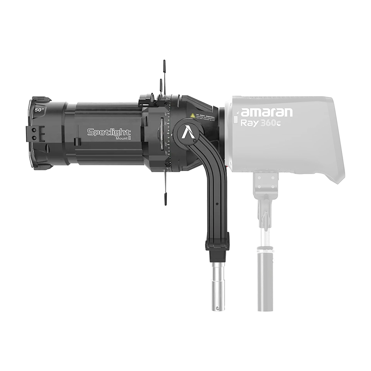 เลนส์สปอร์ตไลท์ Aputure Spotlight Mount II 50° Lens Kit