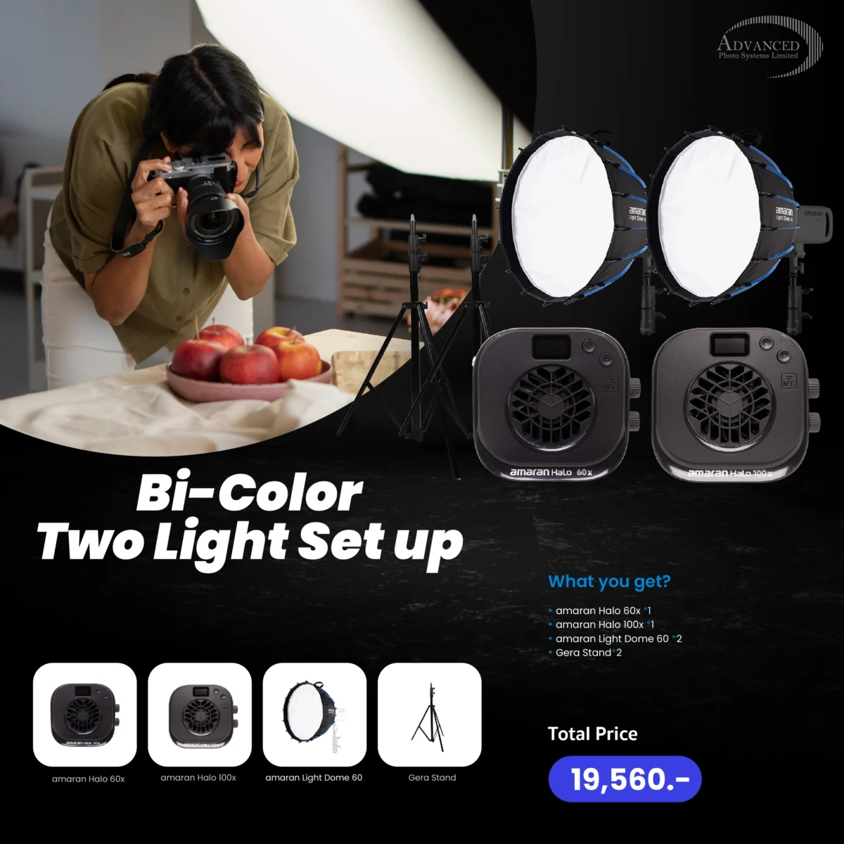 BI-COLOR TWO LIGHT SET UP