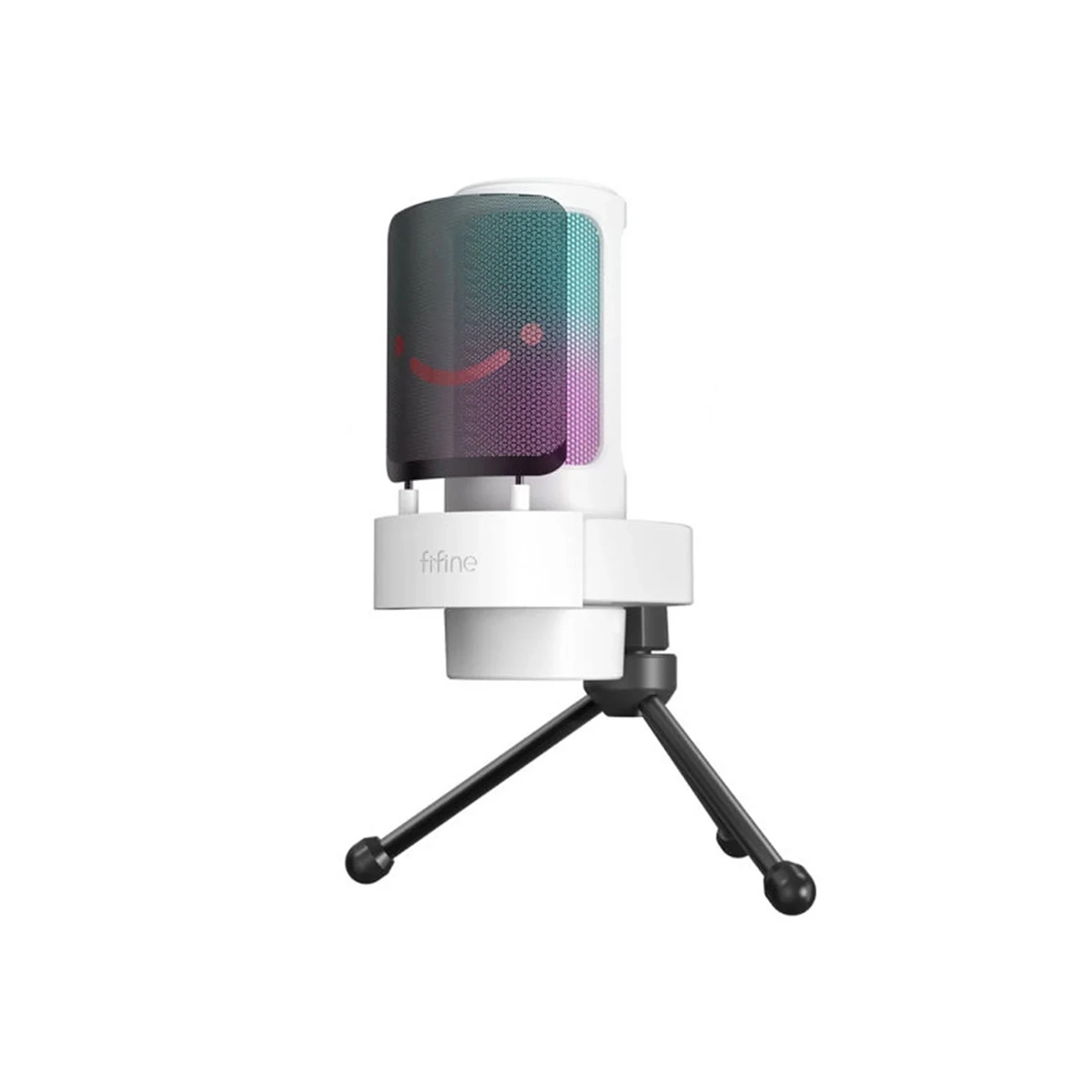 ไมค์คอนเดนเซอร์ FIFINE Ampligame A8V RGB Gaming USB Condenser Microphone (White)