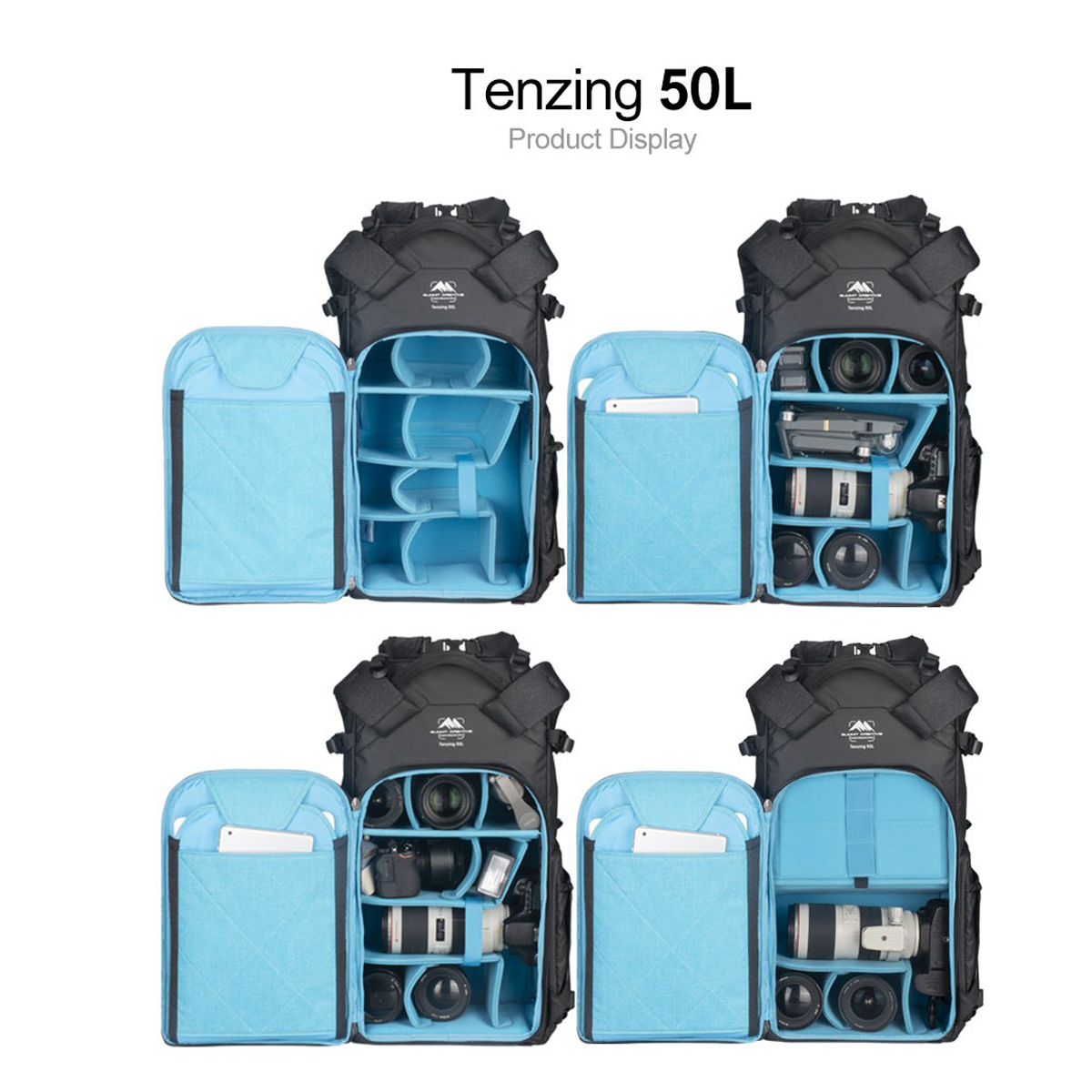 กระเป๋ากล้อง Summit Creative Tenzing Rolltop Camera Backpack 50L
