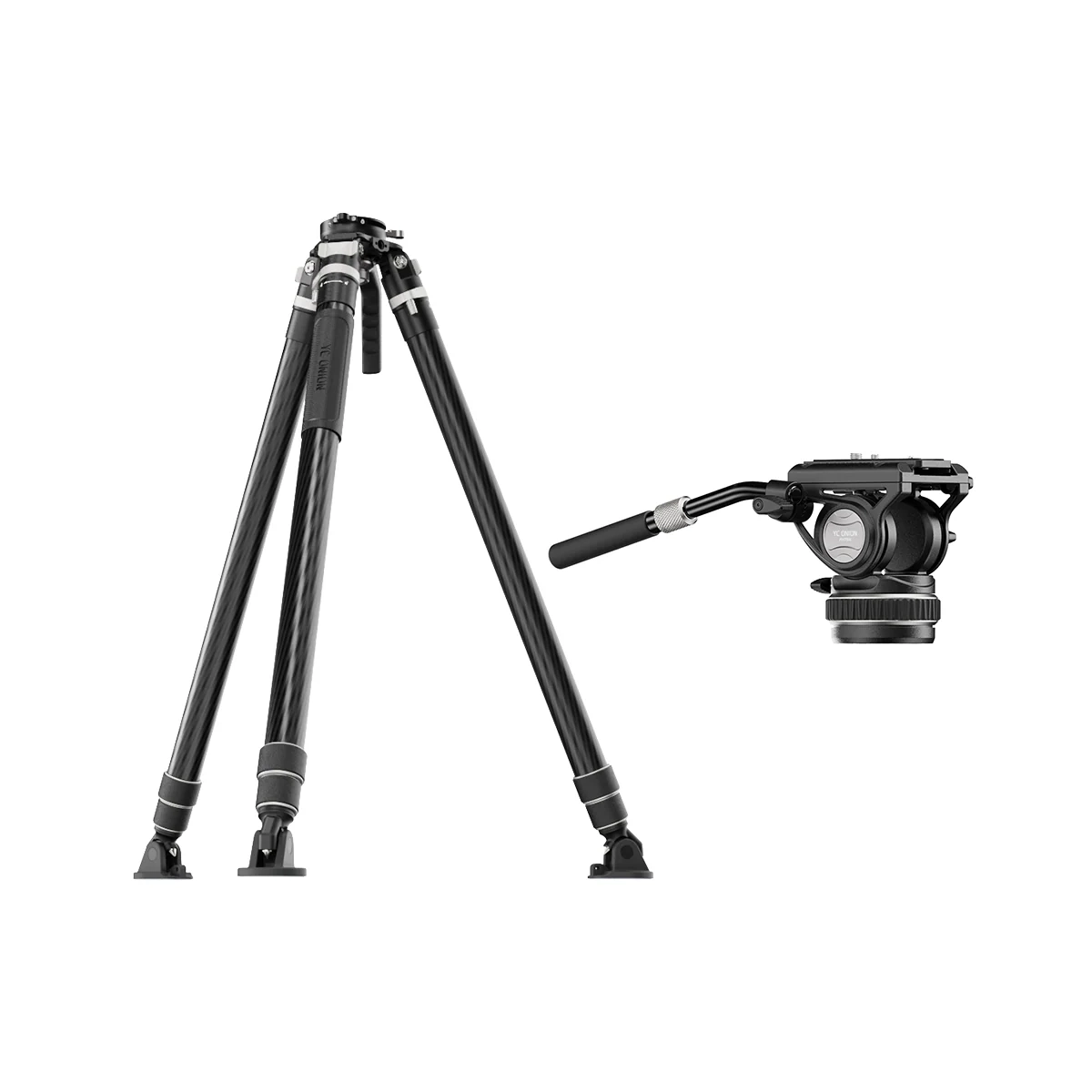 YC ONION Pineta Lite Carbon Fiber Tripod & FH75S