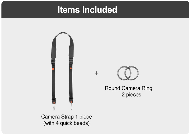 Summit Creative Camera Strap Ladder Lock Adjustment Style