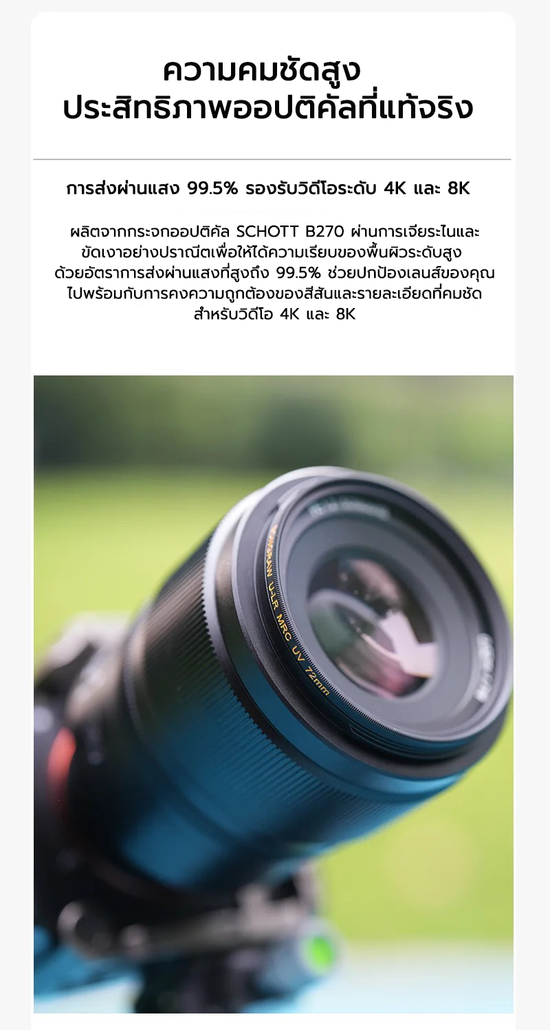 SONGRAW ULTRA-LOW REFLECTION FILTER