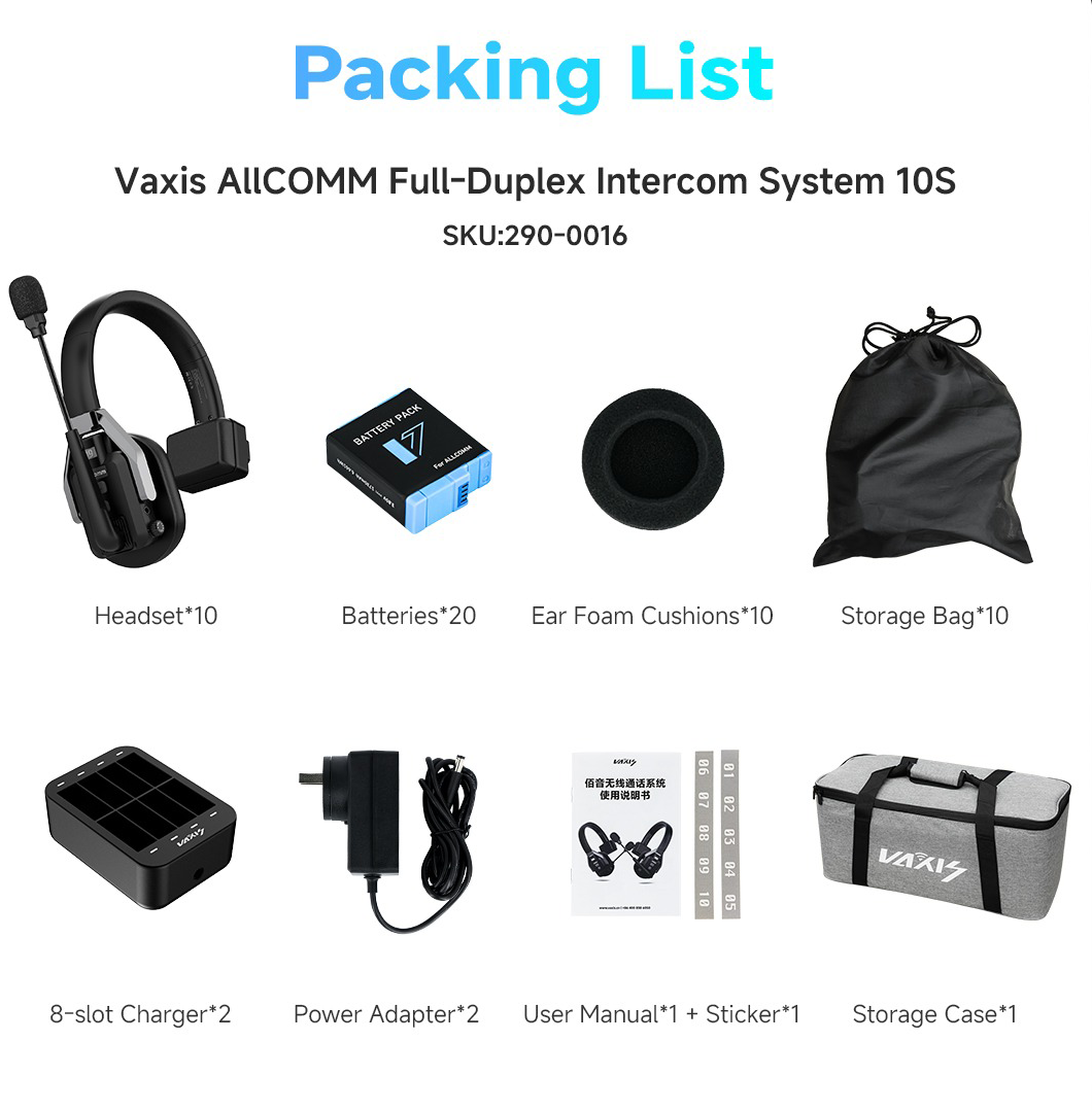 VAXIS ALLCOMM Full-Duplex Intercom System