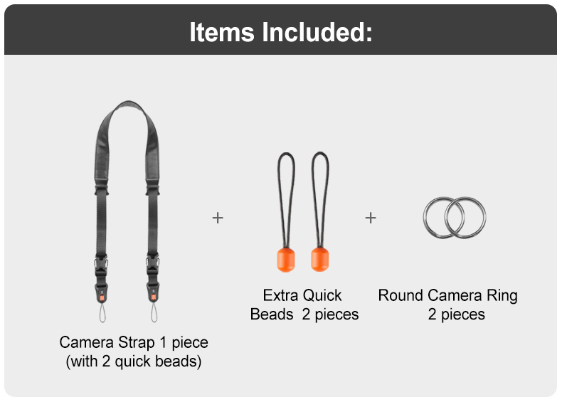 Summit Creative Camera Strap Buckle Adjustment Style